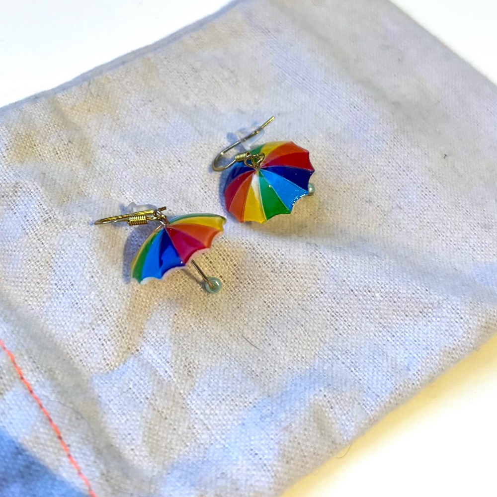 NEW Colorful Umbrella Earrings